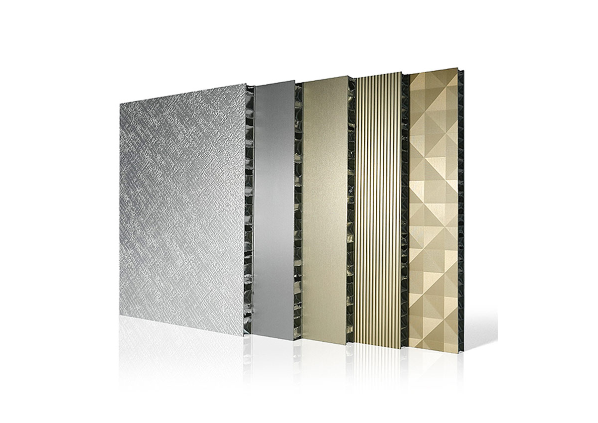 Application of patterned anodized aluminum plate in honeycomb plate industry 花纹阳极氧化铝板在蜂窝板行业的应用