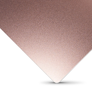 可定制 电解着色喷砂阳极氧化铝板