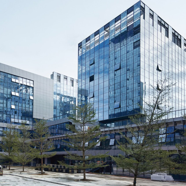 银色阳极氧化铝幕墙 